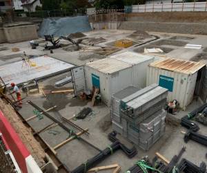 Baustart Mehrfamilienhaus mit AEH in Bülach